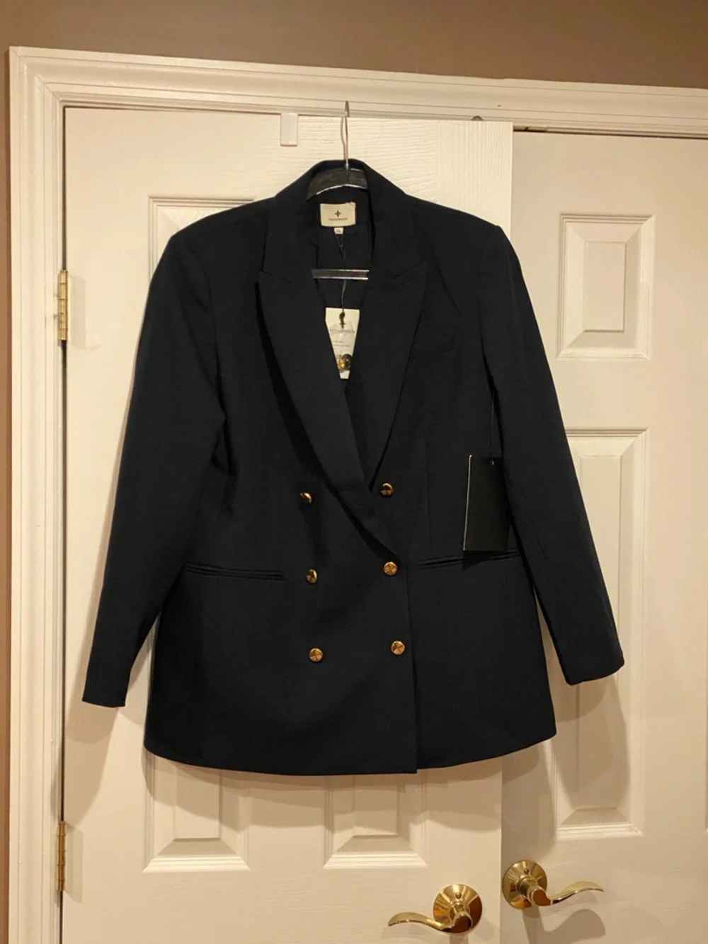 Tuckernuck Navy Diana Blazer. - Picture 2 of 8
